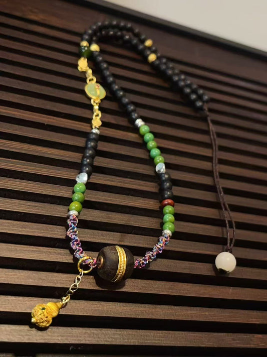 KAILASH LEGACY | Natural Agarwood Path Necklace