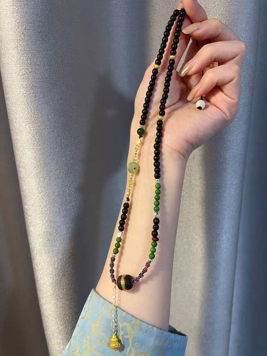 KAILASH LEGACY | Natural Agarwood Path Necklace